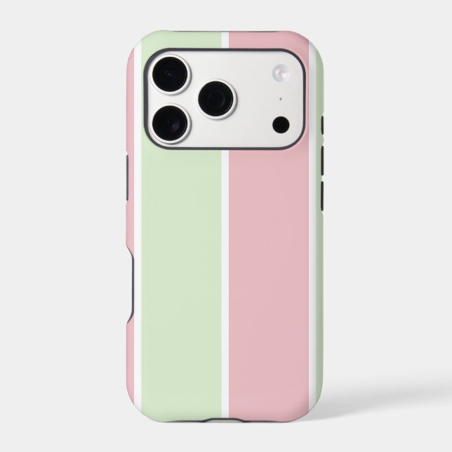 Soft Colour Vertical Stripe Pattern Design (Back)