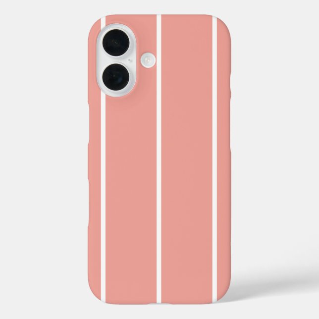 Soft Colour Vertical Stripe Pattern Design Case-Mate iPhone Case (Back)