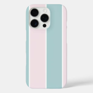 Soft Colour Vertical Stripe Pattern Design iPhone 16 Pro Case