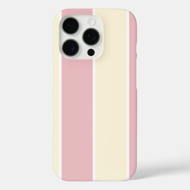 Soft Colour Vertical Stripe Pattern Design Case-Mate iPhone Case (Back)