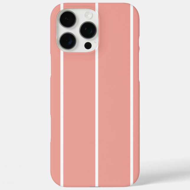 Soft Colour Vertical Stripe Pattern Design Case-Mate iPhone Case (Back)