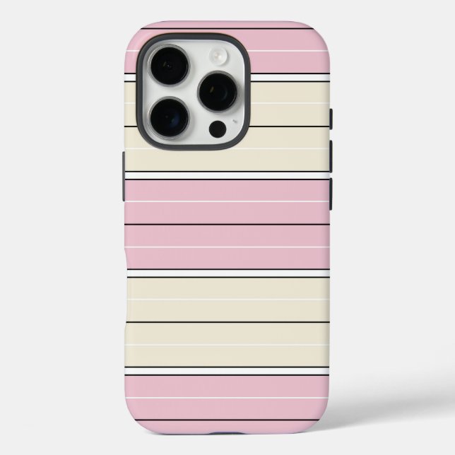 Soft Colour Vertical Stripe Pattern Design Case-Mate iPhone Case (Back)