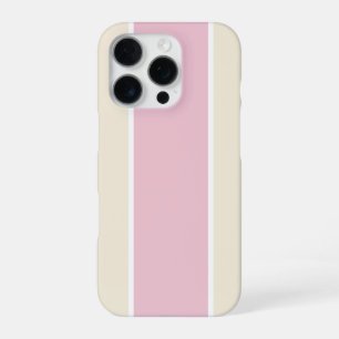 Soft Colour Vertical Stripe Pattern Design iPhone 16 Pro Case