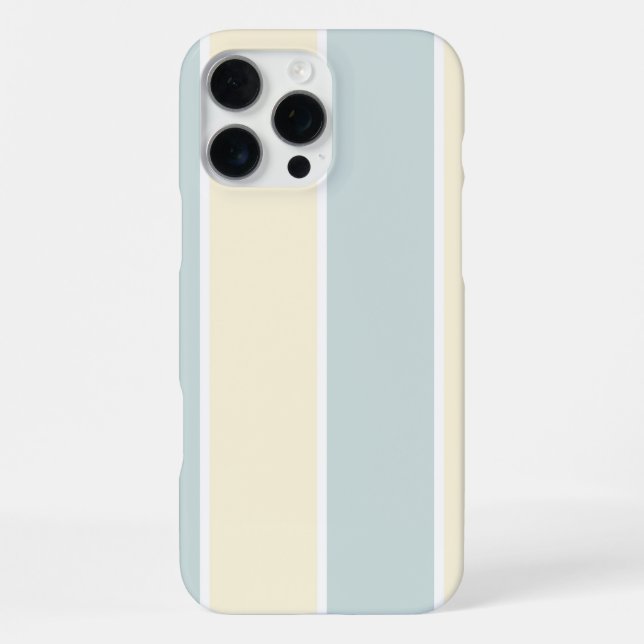 Soft Colour Vertical Stripe Pattern Design iPhone Case (Back)