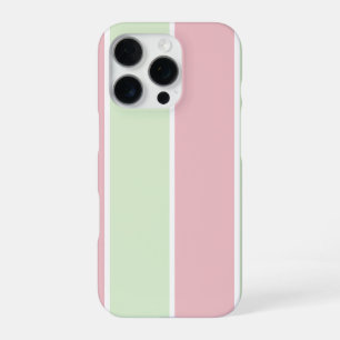 Soft Colour Vertical Stripe Pattern Design iPhone 16 Pro Case