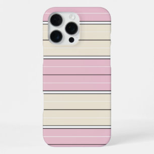 Soft Colour Vertical Stripe Pattern Design iPhone 16 Pro Max Case