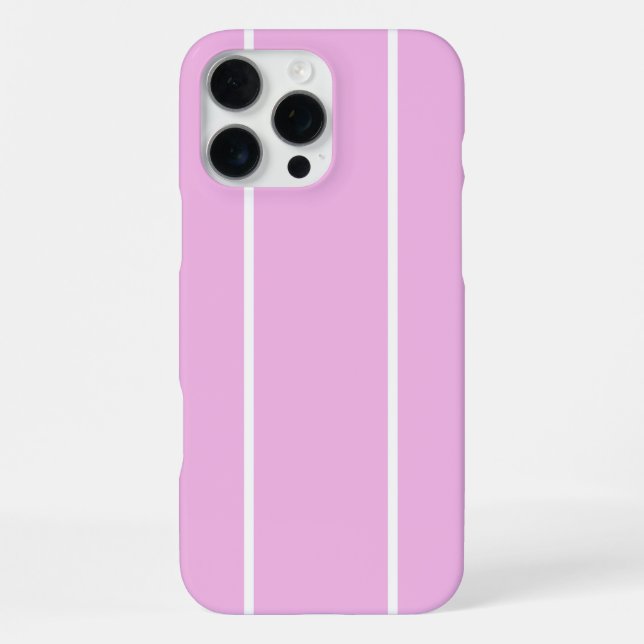 Soft Colour Vertical Stripe Pattern Design iPhone Case (Back)