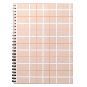 Soft Colour Vertical Stripe Pattern Point Design Notebook