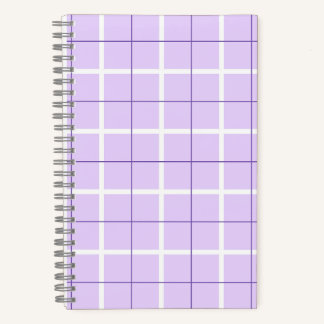 Soft Colour Vertical Stripe Pattern Point Design Notebook