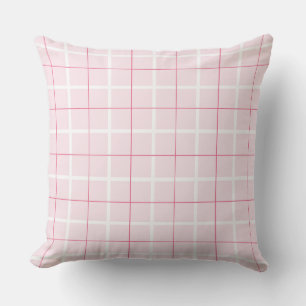 Soft Colour Vertical Stripe Pattern Point Design Throw Pillow