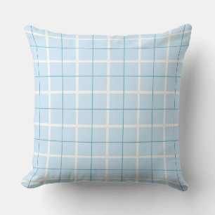 Soft Colour Vertical Stripe Pattern Point Design Throw Pillow