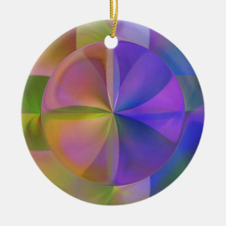 Soft Colours Ceramic Ornament