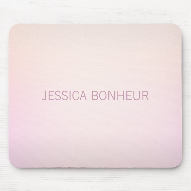 Soft Colours Fading Ombre Mouse Pad (Front)