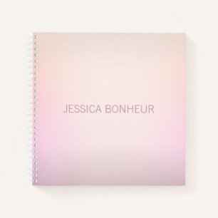 Soft Colours Fading Ombre Notebook