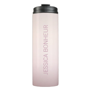 Soft Colours Fading Ombre Thermal Tumbler