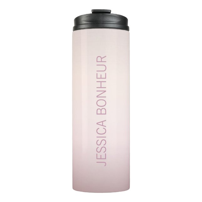 Soft Colours Fading Ombre Thermal Tumbler (Front)