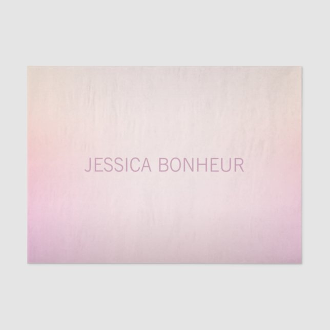 Soft Colours Fading Ombre Tissue Paper (Front)