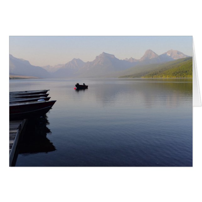 Soft Colours of a Lake McDonald Evening (Front Horizontal)