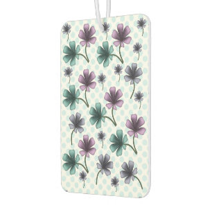 Soft Cottagecore Floral Pattern   Pastel Aesthetic Air Freshener