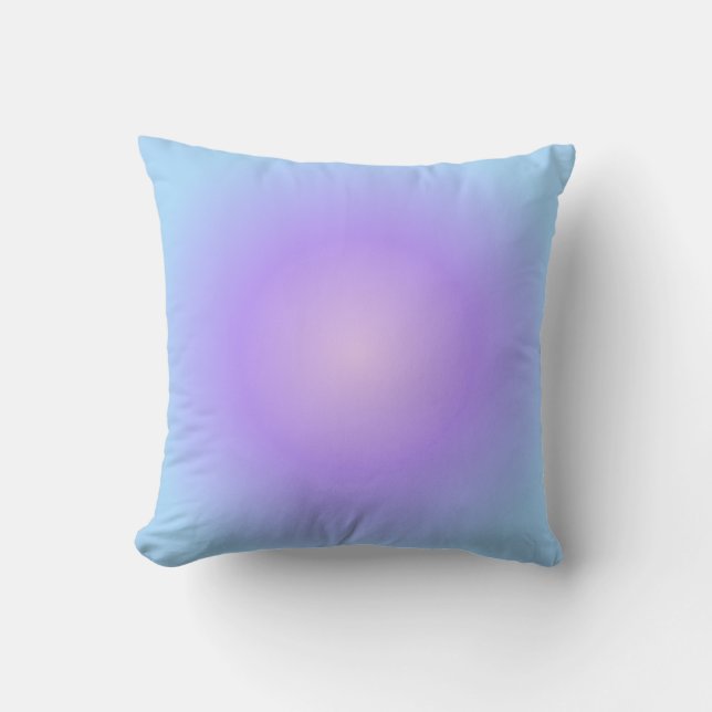  Soft Cotton Lavender Throw Pillow (Front)