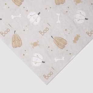 Soft Cozy Halloween Pattern Tissue Paper
