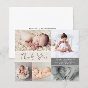 Soft Cream Baby Girl photo collage Script