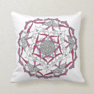 Soft cushion featuring the crown chakra