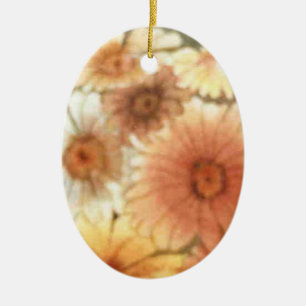 "Soft Daisies" Floral Ornament