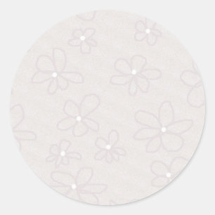 Soft Daisies Stickers or Name Tags