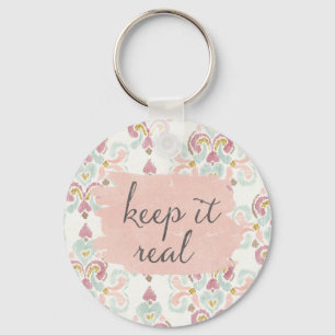 Soft Deco III   Keep It Real Keychain