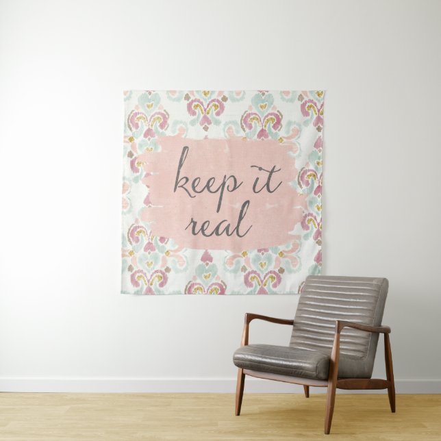 Soft Deco III | Keep It Real Tapestry (In Situ (Horizontal))