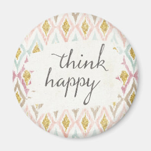 Soft Deco V   Think Happy Magnet
