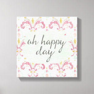 Soft Deco VI   Oh Happy Day Canvas Print