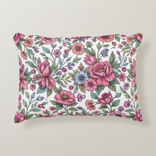 Soft Decorative Pillowcase Accent Pillow (Front)