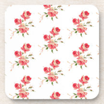 soft delicate pink and red roses elegant floral