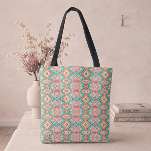 Soft Diamond & Oval Symmetry Tote Bag