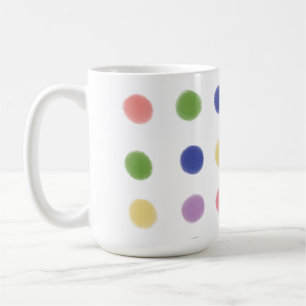 Soft Dots Original Contemporary Colour Pattern Coffee Mug
