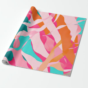 Soft Dreams: Abstract Pastel Patterns Wrapping Paper