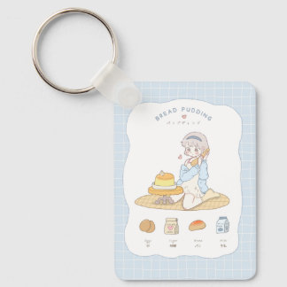 ✩°。⋆⸜ 🌸 Soft Dreamy Pudding 🌸 ⸝⋆。°✩ Keychain