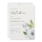 SOFT DUSKY BLUE WATERCOLOUR FLORAL BRIDAL SHOWER