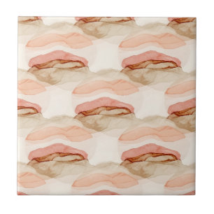Soft Earthy Abstract (1) Tile