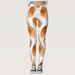Soft Earthy Abstract (2) Leggings