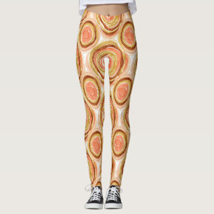 Soft Earthy Abstract (3) Leggings