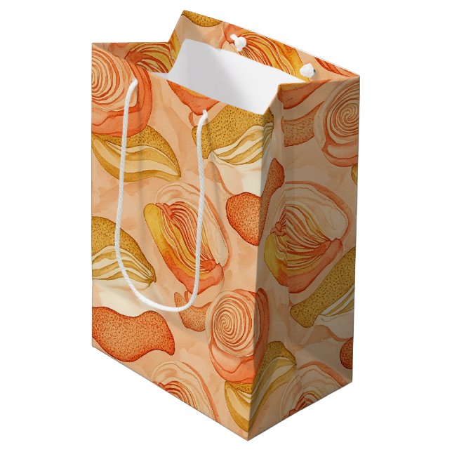 Soft Earthy Abstract (6) Medium Gift Bag (Front Angled)