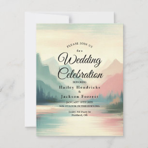 Soft Echoes of the Mountains Invitation