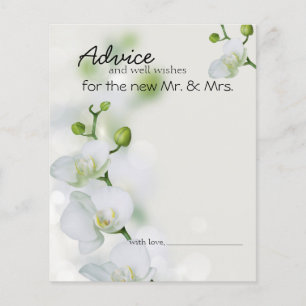 Soft Elegant Orchid Advice Card