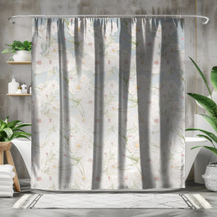 Soft Elegant White Floral Pattern