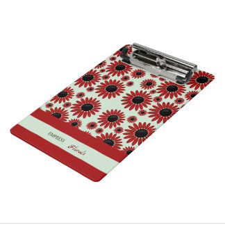 Soft Empress Florals Velvet Mini Clipboard