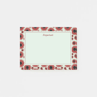 Soft Empress Florals Velvet Post-it Notes