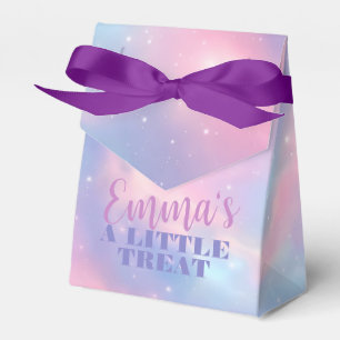 Soft Ethereal Pastel Cosmic Starry Night Galaxy Favor Box